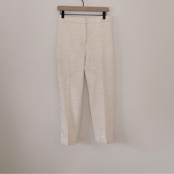 Ann Taylor The High Waist Ankle Pant - Curvy Fit in Butter Yellow career office - Picture 5 of 12